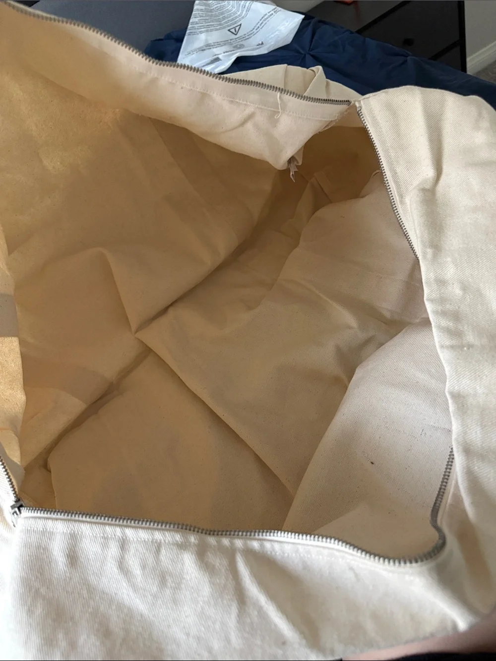 Morgan Wallen Natural Canvas Duffle Bag
